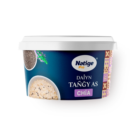 Готовый завтрак с овсянкой Natige семена чиа 2,5%