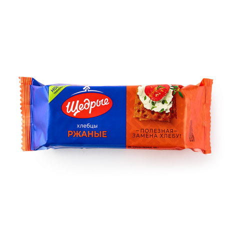 Хлебцы ржаные «Щедрые», 100 г — купить с доставкой из Яндекс Лавки