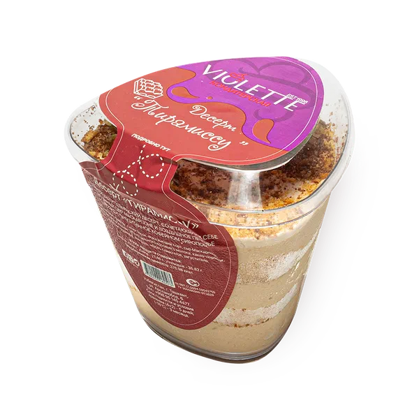 Десерт Тирамису Violette Сonfecionery в стаканчике замороженный