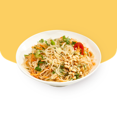 Asian spicy noodle salad