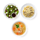 Куриный бульон с лапшой Mazzali, 300 g + Фетучини Альфредо Mazzali, 235 g + Салат свекольный с рукколой Mazzali, 150 g