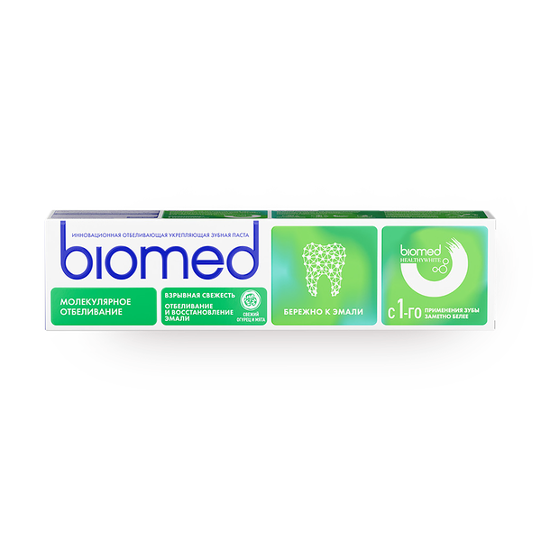 Зубная паста Biomed Взрывная свежесть, свежий огурец и мята