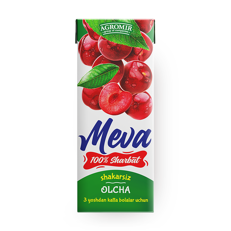 Сок яблоко-вишня осветленный восстановленный Meva Juice
