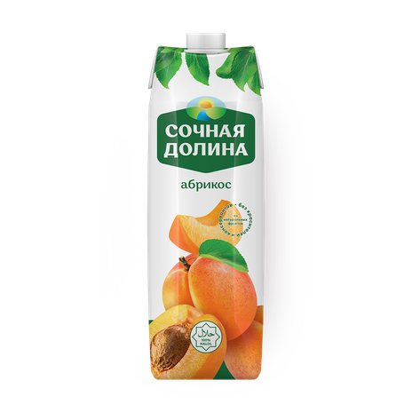 Сок Абрикосовый с мякотью «Сочная долина»