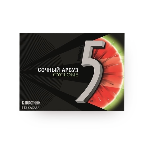 Жевательная резинка Wrigley's 5 сочный арбуз