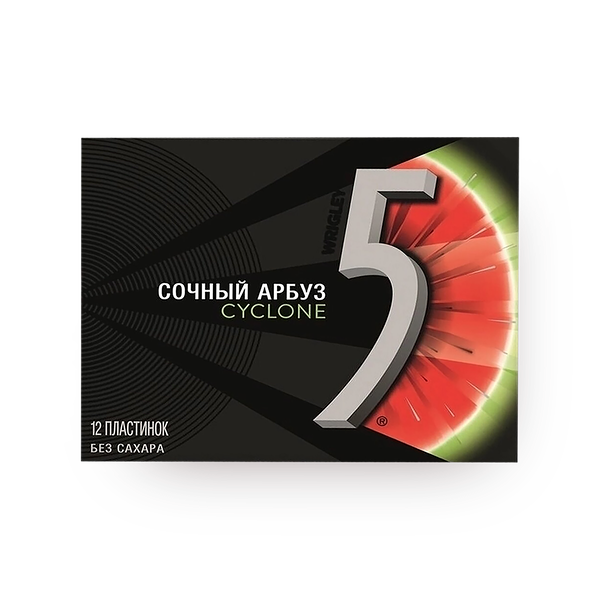 Жевательная резинка Wrigley's 5 сочный арбуз