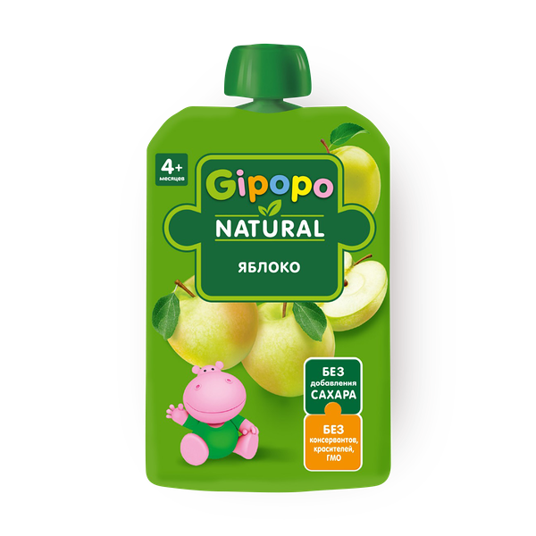 Пюре Gipopo из яблок