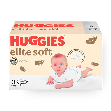 Подгузники Huggies Elite Soft размер 3 5-9кг