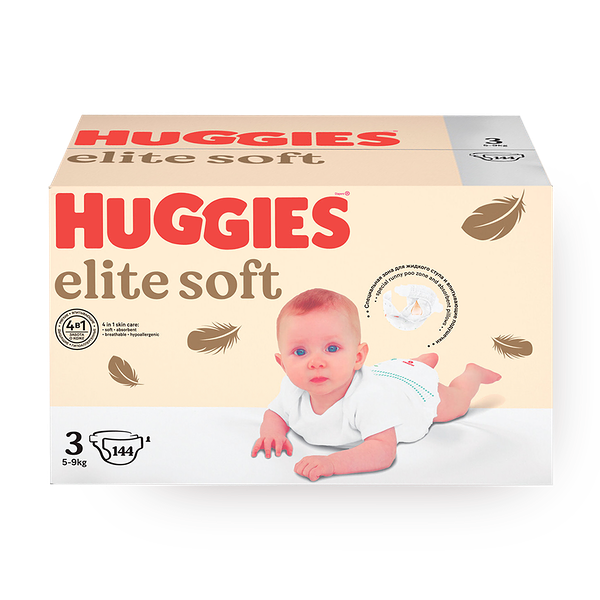 Подгузники Huggies Elite Soft размер 3 5-9кг