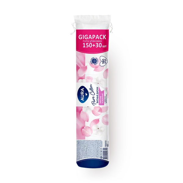 Ватные диски Aura 180 шт
