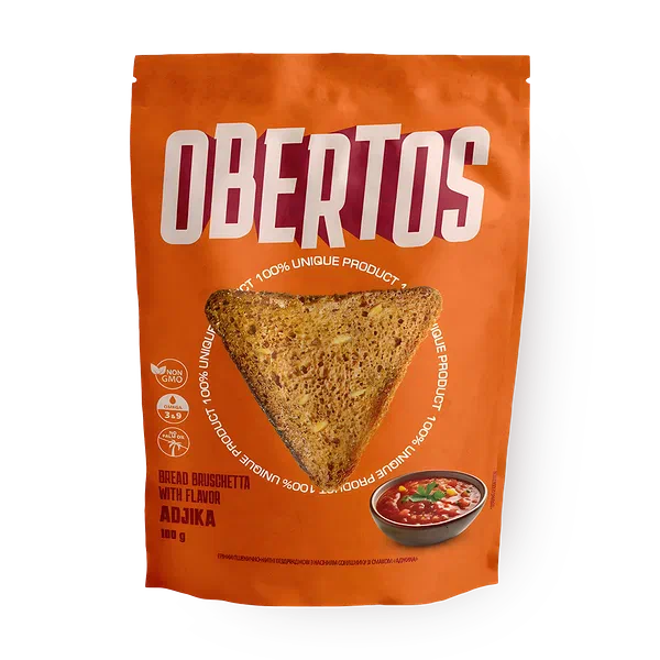 Гренки пшеничные Obertos Аджика