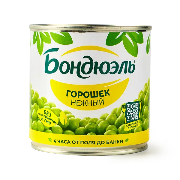 Горошек зелёный Bonduelle Нежный