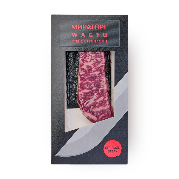 Стейк Стриплойн из говядины Wagyu «Мираторг»