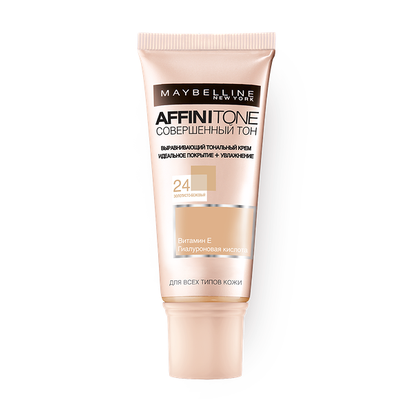 Тональный крем Maybelline Affinitone оттенок 24 золотисто-бежевый