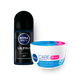 Дезодорант-антиперспирант Nivea Men Ultra роликовый, 50 ml + Крем для лица Nivea Care увлажняющий для всех типов кожи, 100 ml