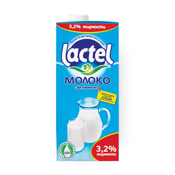 Молоко «Lactel» 3,2%
