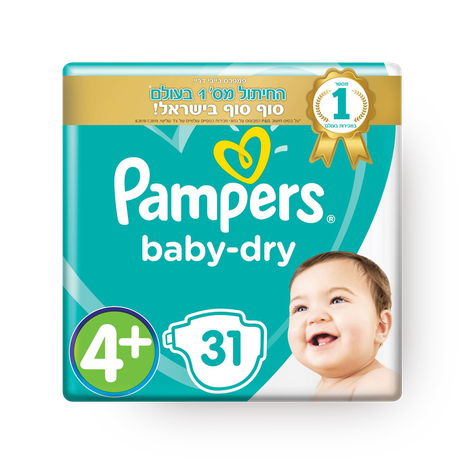 Pampers Baby - Dry Size 4+