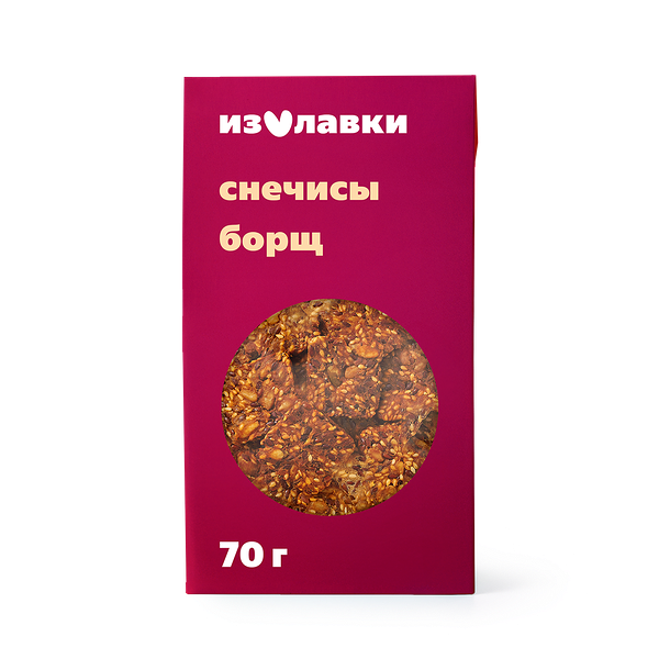 Снеки-хлебцы снечисы «Из Лавки» со вкусом кубанского борща без добавления сахара и без глютена