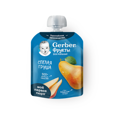 Пюре Gerber спелая груша с 4 месяцев
