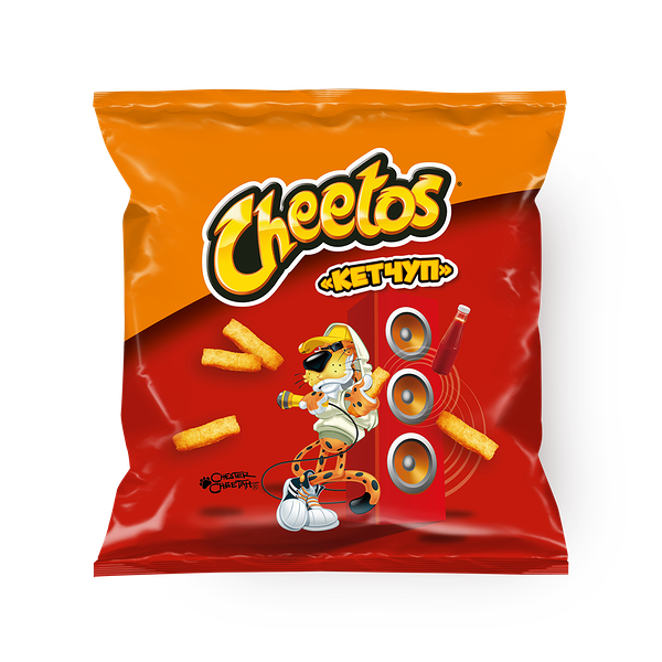 Снеки кукурузные Cheetos со вкусом кетчупа