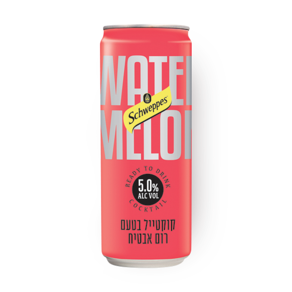 Schweppes Watermelon Rum Cocktail can