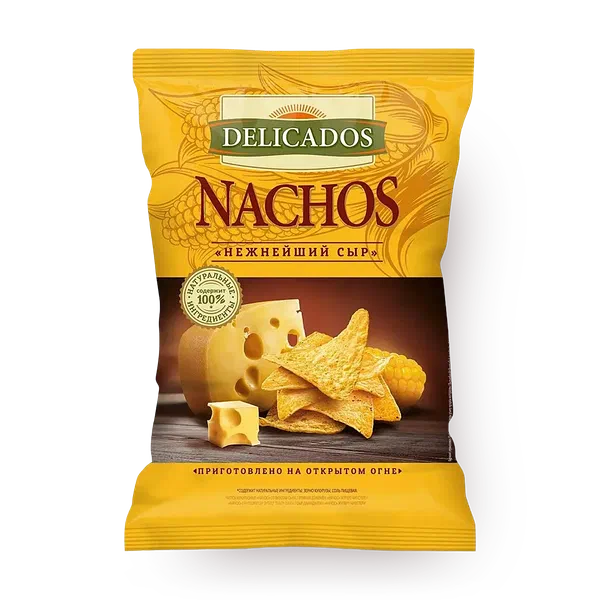 Чипсы кукурузные Delicados с нежнейшим сыром