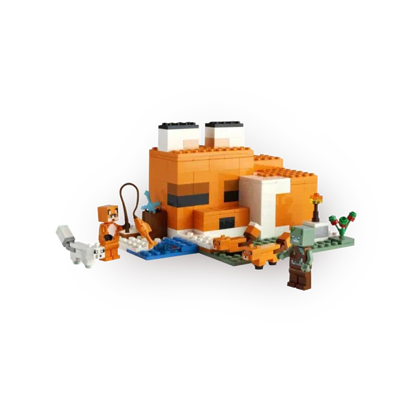 Конструктор Lego Minecraft 21178 Лисья хижина 193 деталей