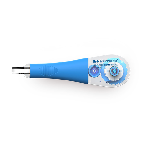 Корректирующая лента ErichKrause Arctic White с резиновой вставкой 4.2 мм х 8 м