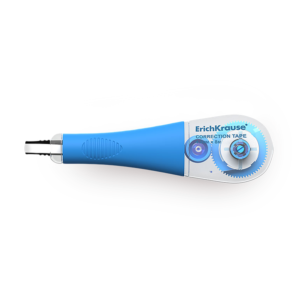 Корректирующая лента ErichKrause Arctic White с резиновой вставкой 4.2 мм х 8 м