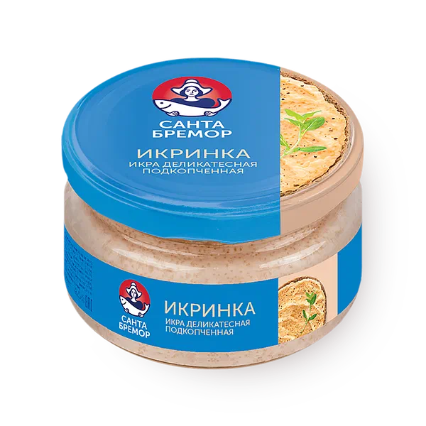 Икра деликатесная подкопчённая «Санта Бремор»