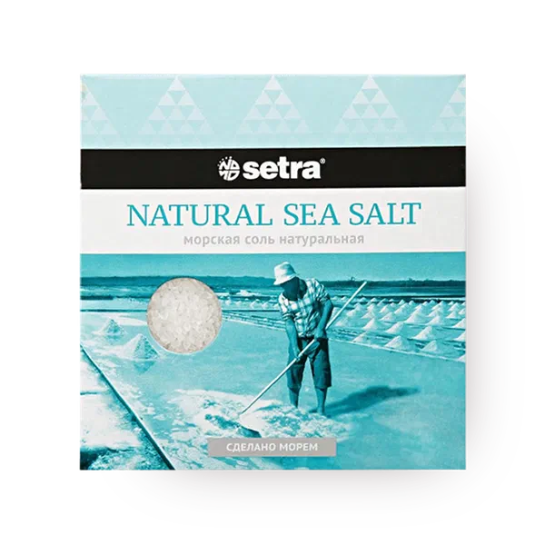 Соль морская Setra крупная