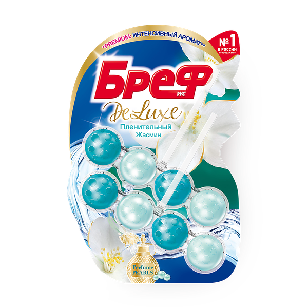 Туалетный блок «Бреф» Deluxe Пленительный жасмин