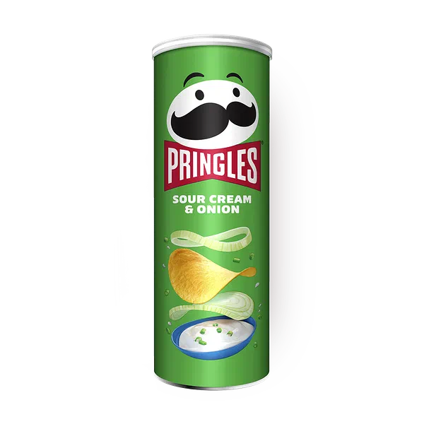 Чипсы Pringles со вкусом сметаны и лука