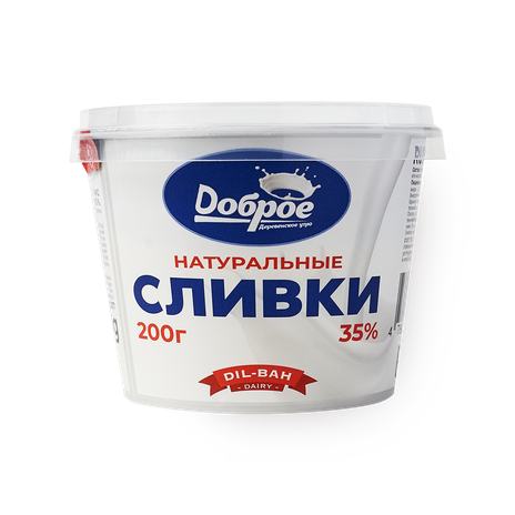 Каймак сливки 35% «Доброе деревенское утро»
