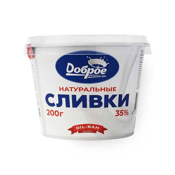 Каймак сливки 35% «Доброе деревенское утро»