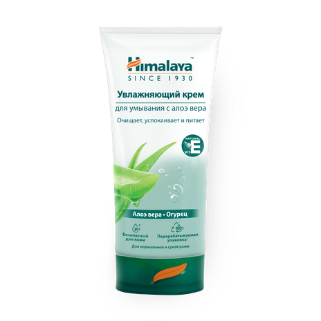 Гель для умывания Himalaya Herbals увлажняющий с алоэ