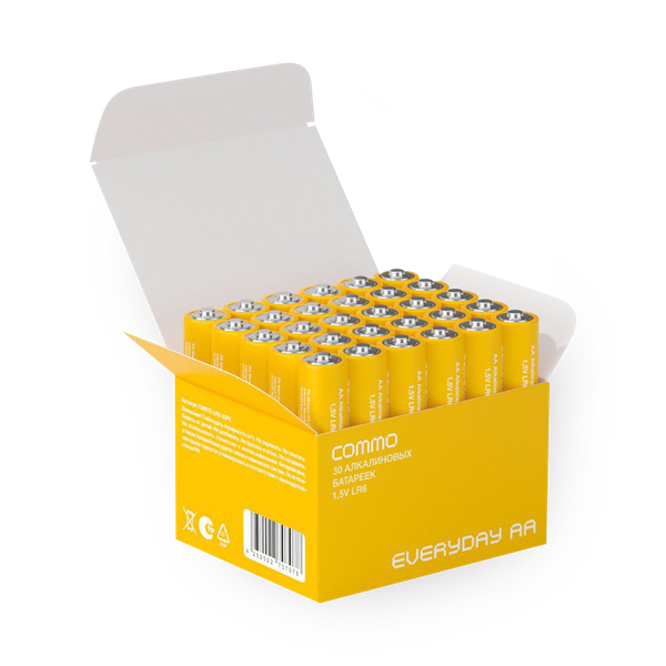 Батарейки алкалиновые Commo Everyday АА