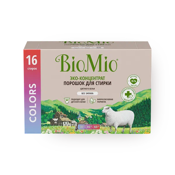Стиральный порошок BioMio Colors для цветного белья
