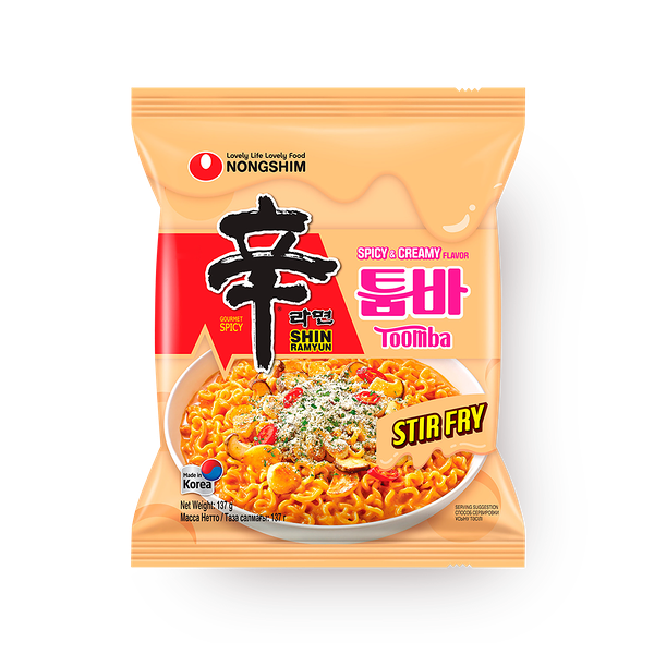Лапша быстрого приготовления Nongshim Шин Рамен Toomba с острым сырно-сливочным вкусом