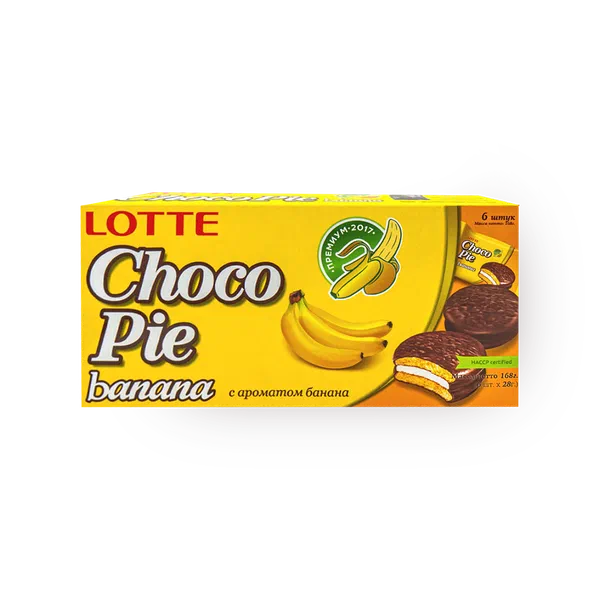 Печенье Choco Pie с бананом