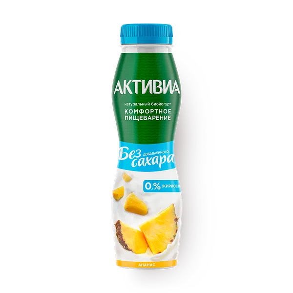 Йогурт питьевой Activia Light ананас