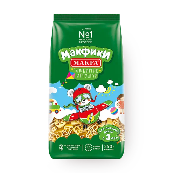 Макароны Макфики Любимые игрушки Makfa