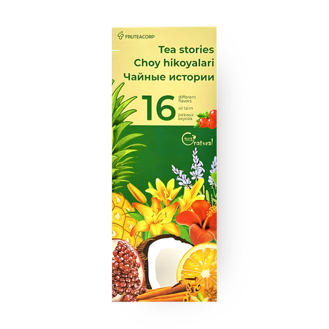 Набор чая фруктовый Fruteabar Чайные истории 16 вкусов