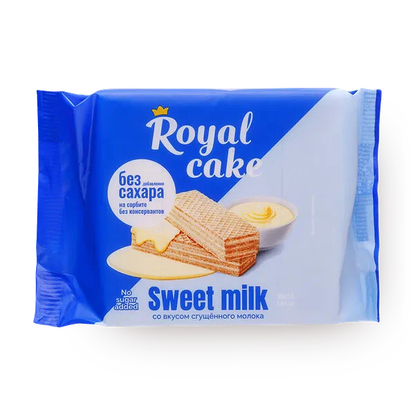 Вафли Rex Royal Сake сгущёное молоко на сорбите