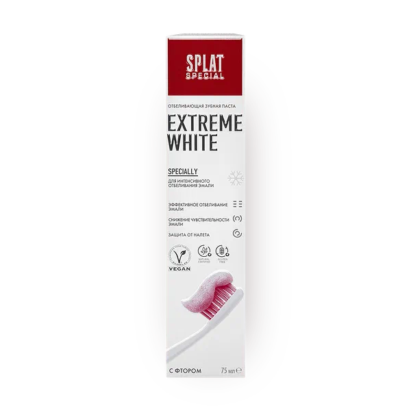 Зубная паста Splat Special Extreme White отбеливающая