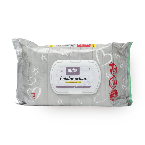 Влажные салфетки Детские Elma Mini