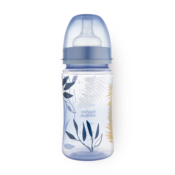 Бутылочка для кормления Canpol Babies Easy Start 35/240 антиколиковая с широким горлышком с рождения голубая