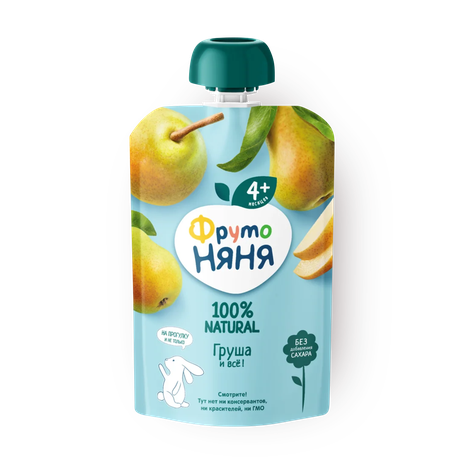 Пюре «ФрутоНяня» груша с 4 месяцев
