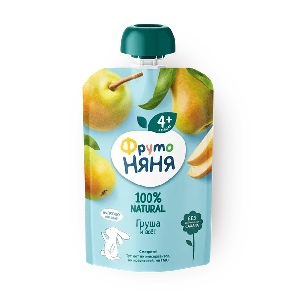 Пюре «ФрутоНяня» груша с 4 месяцев