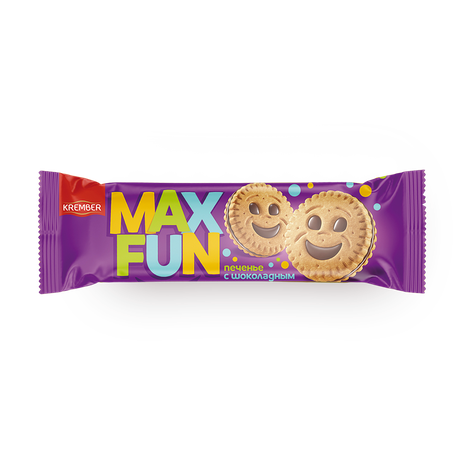 Печенье Krember Max Fun с какао начинкой